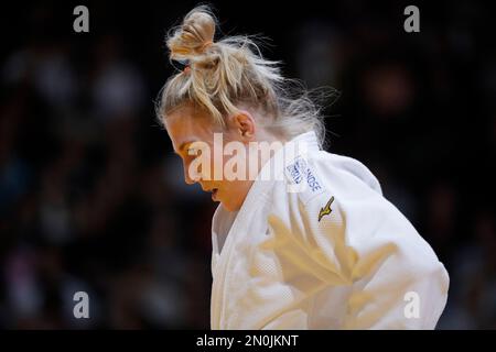 Kim Polling (NED) a remporté la médaille de bronze contre Barbara Matic (CRO) lors de l'International Judo Paris Grand Chelem 2023 (IJF) sur 5 février 2023 à l'arène Accor à Paris, France - photo Stephane Allaman / DPPI Banque D'Images
