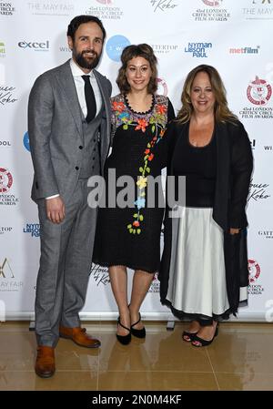 Londres, Royaume-Uni. 05th févr. 2023. 5 février 2023, Londres, Royaume-Uni. Sara Dosa arrivant aux London CriticsÕ Circle film Awards 43rd, The May Fair Hotel, Londres. Crédit : Doug Peters/Alamy Live News Banque D'Images