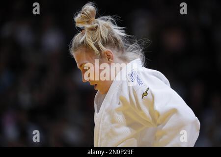 Kim Polling (NED) a remporté la médaille de bronze contre Barbara Matic (CRO) lors de l'International Judo Paris Grand Chelem 2023 (IJF) sur 5 février 2023 à l'arène Accor à Paris, France - photo : Stephane Allaman/DPPI/LiveMedia Banque D'Images