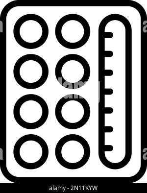 Vecteur de contour de l'icône de la palette d'art. Atelier de peintre. Forme Illustration de Vecteur