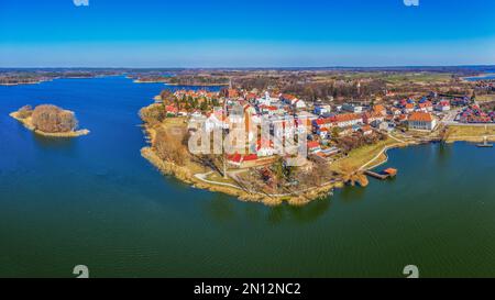 Pasym est une ville de Masuria, dans le nord-est de la Pologne Banque D'Images