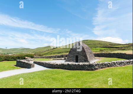 Église Iroquoienne, Église chrétienne de Drystone, Gallarus Oratoire, Oratoire, Sáipéilín Ghallarais, à Kilmalkedar, Slea Head Drive, Dingle Peninsula, Banque D'Images