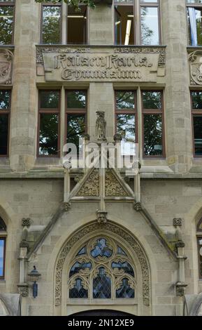 Kaiser-Karls-Gymnasium, Augustinerbach, Aix-la-Chapelle, Rhénanie-du-Nord-Westphalie, Allemagne, Europe Banque D'Images