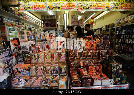 Boutiques à thème Anime à Akihabara, Tokyo, Japon. Banque D'Images