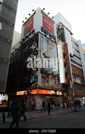 Boutiques Anima et Manga à Akihabara, Tokyo, Japon. Banque D'Images