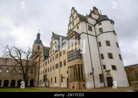 Leitzkau, Allemagne. 30th janvier 2023. Le Neuhaus du château de Leitzkau. La Fondation culturelle Saxe-Anhalt y a son siège. (À dpa Kulturstiftung: Besoin d'une longue haleine pour la rénovation des monuments) Credit: Klaus-Dietmar Gabbert/dpa/Alay Live News Banque D'Images