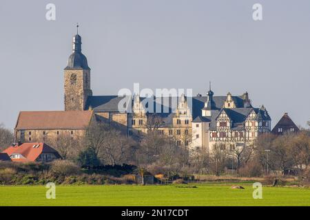 Leitzkau, Allemagne. 30th janvier 2023. Château de Leitzkau. La Fondation culturelle Saxe-Anhalt y a son siège. (À dpa Kulturstiftung: Besoin d'une longue haleine pour la rénovation des monuments) Credit: Klaus-Dietmar Gabbert/dpa/Alay Live News Banque D'Images