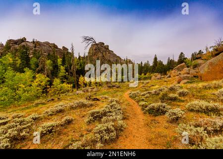 Curt Gowdy State Park nature paysages, Wyoming, États-Unis d'Amérique, Amérique du Nord Banque D'Images