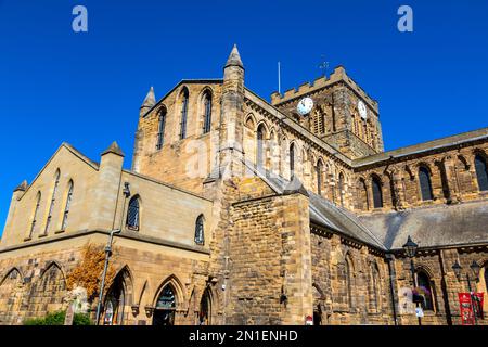 Hexham Abbey, Northumberland, Angleterre, Royaume-Uni, Europe Banque D'Images