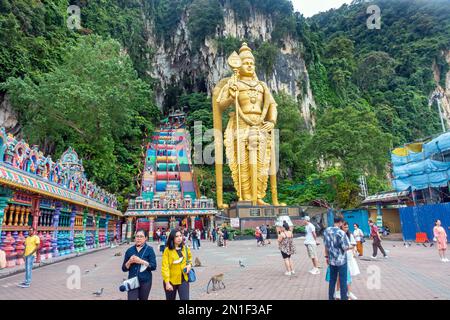 Grottes de Batu oin Kuala Lumpur, Malaisie, décembre 2022 Banque D'Images