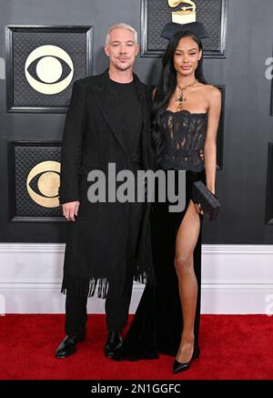 Los Angeles, États-Unis. 05th févr. 2023. Diplo arrive aux GRAMMY Awards 65th qui se tiennent à l'aréna Crypto.com sur 5 février 2023 à Los Angeles, en Californie. Crédit : AFF/Alamy Live News Banque D'Images
