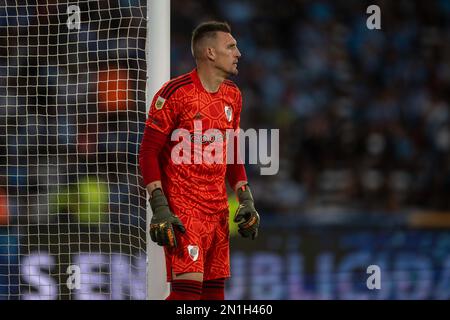 Argentine, Cordoba, 04 février 2023: Franco Armani de River plate pendant le Torneo Binance 2023 de l'Argentine Liga Profesional match entre Belgrano Banque D'Images