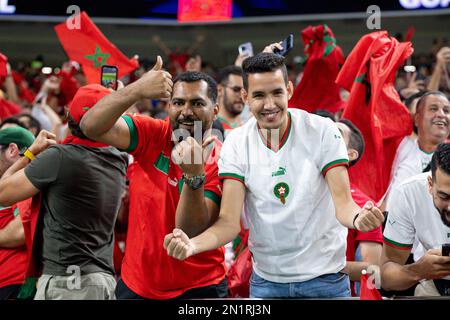 Lors de la coupe du monde de la FIFA, Qatar 2022, match du Groupe F entre la Belgique et le Maroc au stade Al Thumama sur 27 novembre 2022 à Doha, au Qatar. (Support Mo photo) Banque D'Images