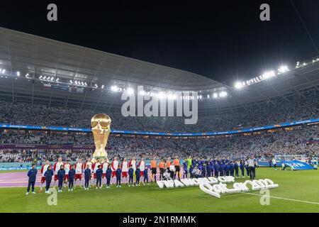 DOHA, QATAR - NOVEMBRE 30 : lors de la coupe du monde de la FIFA, Qatar 2022, match du groupe C entre la Pologne et l'Argentine au stade 974 sur 30 novembre 2022 à Doha, Qatar. (Photo par MB Media) Banque D'Images