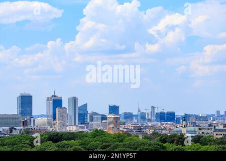 Le centre de Bruxelles en Belgique vu d'en haut Banque D'Images