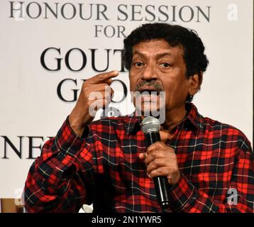 5 février 2023, NEW DELHI, DELHI, Inde: Éminent réalisateur bengali Gautam Ghosh pendant le festival de cinéma Indo Bangla à l'auditorium de fort Siri à New Delhi. (Credit image: © Indraneel Sen/Pacific Press via ZUMA Press Wire) USAGE ÉDITORIAL SEULEMENT! Non destiné À un usage commercial ! Banque D'Images