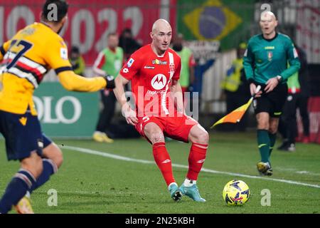 Monza, Italie - 06/02/2023, Luca Caldirola (AC Monza) pendant le championnat italien série Un match de football entre AC Monza et UC Sampdoria sur 6 février 2023 au stade U-Power de Monza, Italie - photo Morgese-Rossini / DPPI Banque D'Images