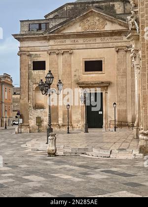 Francavilla Fontana, Italie. Vue extérieure de l'hôtel Chiesa Rettoria di Santa Chiara. Banque D'Images