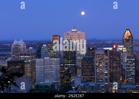 Vue sur la ville, Montréal, province de Québec, Canada Banque D'Images