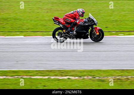 Sepang, Malaisie. 06th févr. 2023. Essais de MotoGP en ouvert à Sepang Shakedown débute 2023 au circuit de Sepang en Malaisie, 06 février 2023 en photo : Michele Pirro tests oficiales de MotoGP en Sepang Shakedown dan inicio a 2023 en el circuito de Sepang en Malasia, 06 de febrero de 2023 POOL/ MotoGP.com/Cordon les images de presse seront à usage éditorial uniquement. Crédit obligatoire: © motogp.com crédit: CORMON PRESSE/Alay Live News Banque D'Images