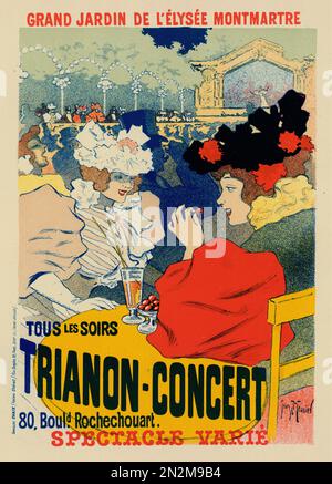 Trianon-concert. Musée : COLLECTION PRIVÉE. Auteur: Henri Georges Meunier. Banque D'Images