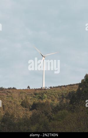 turbine à vent à Mountain Portugal Banque D'Images