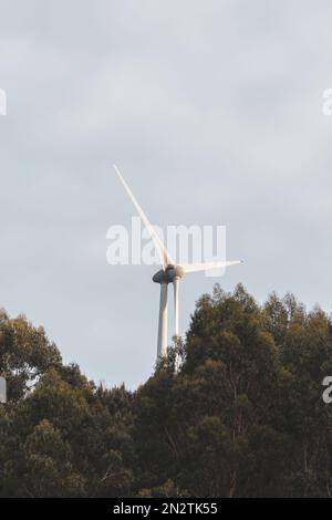turbine à vent à Mountain Portugal Banque D'Images