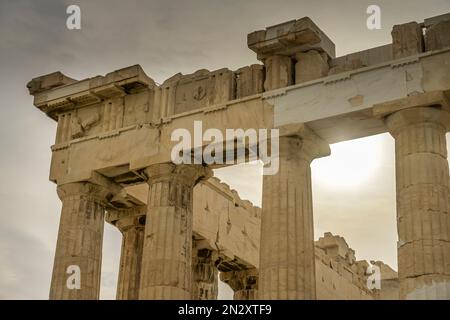 Parthénon Tempel, Akropolis, Athen, Griechenland Banque D'Images