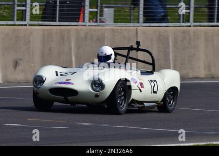 Martyn Hayward, Andrew Hayward, Ginetta G4, Adams et page Swing Sixties, Groupe 2, voitures de plus de 2000cc ans, divisé en 6 classes G à I, une quarante minutes Banque D'Images