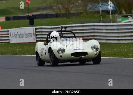 Martyn Hayward, Andrew Hayward, Ginetta G4, Adams et page Swing Sixties, Groupe 2, voitures de plus de 2000cc ans, divisé en 6 classes G à I, une quarante minutes Banque D'Images