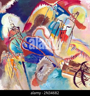 Pas d'Improvisation, 30 canons, Wassily Kandinsky, 1913, Art Institute of Chicago, Chicago, Illinois, USA, Amérique du Nord Banque D'Images