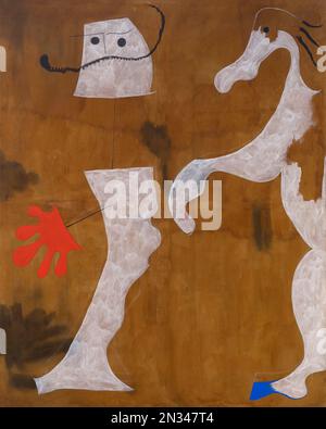 Le Policier, Joan Miro, 1925, Art Institute of Chicago, Chicago, Illinois, USA, Amérique du Nord Banque D'Images