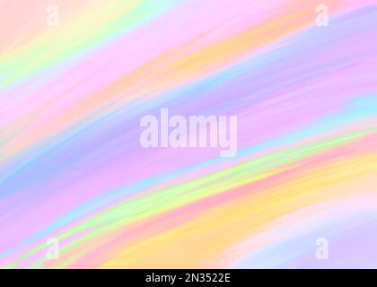 Couleurs pastel licorne, formant un arrière-plan abstrait marbré avec jaune, orange, rose, violet, bleu, vert, idéal pour les fêtes d'enfants, décoration, Banque D'Images