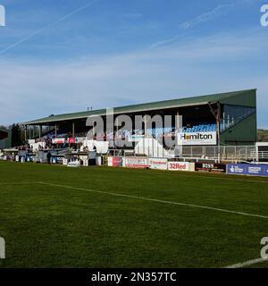 Terrain de football de Bath City - Twerton Park - pendant le match entre Bath City Women et Bishop's Lydeard Ladies Reserve Banque D'Images