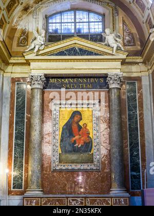 Chapelle de Madonna della Lettera - Cathédrale de Palerme, Palerme, Sicile, Italie. Banque D'Images
