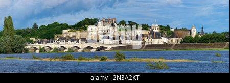 Chateau d'Amboise, Amboise, Indre-et-Loire, Loire, France Banque D'Images