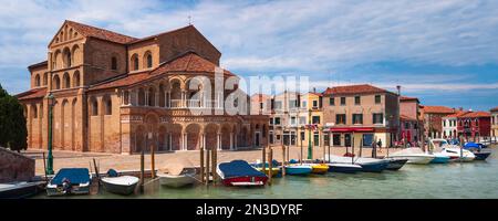 Santa Maria e San Donato sur l'île de Murano en Vénétie ; Murano, Venise, Italie Banque D'Images