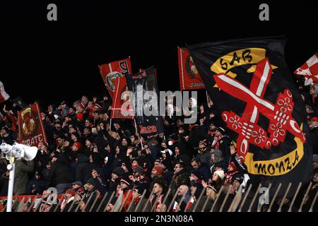 Monza, Italie, 6th mars 2023. AC Monza fans pendant le match de la série A au stade U-Power, Monza. Le crédit photo devrait se lire: Jonathan Moscrop / Sportimage Banque D'Images