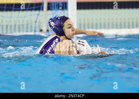 Piscina Babel, Roma, Italie, 07 février 2023, Rosa Rogondino (Netafim Bogliasco 1951) pendant SIS Roma contre Netafim Bogliasco 1951 - Waterpolo Italien Banque D'Images