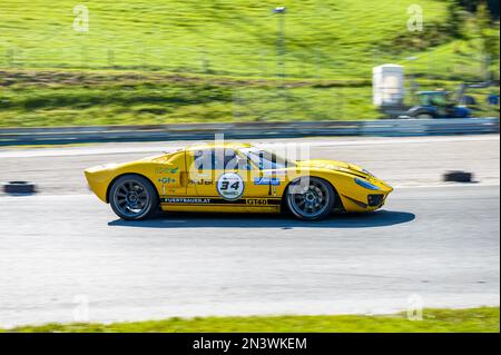 Fuertbauer, Ford GT 40, Histo Cup 2019, Bosch Race, Salzburgring 1, Salzbourg, Autriche Banque D'Images