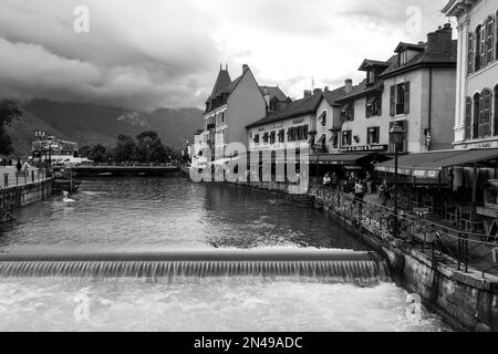 Scènes des environs d'Annecy, haute savoie, France à l'été 2018 Banque D'Images