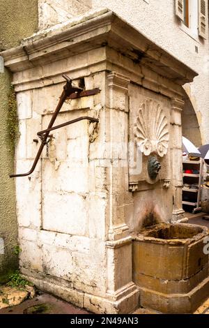 Scènes des environs d'Annecy, haute savoie, France à l'été 2018 Banque D'Images