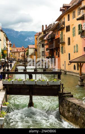 Scènes des environs d'Annecy, haute savoie, France à l'été 2018 Banque D'Images