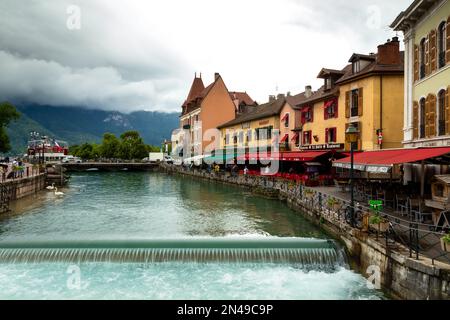 Scènes des environs d'Annecy, haute savoie, France à l'été 2018 Banque D'Images