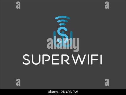 nouvelle icône sans fil de style ligne fine et logo wi-fi. symbole d'onde radio vectorielle isolée. signe de zone de connexion internet gratuite. concept de technologie logotype wi Illustration de Vecteur