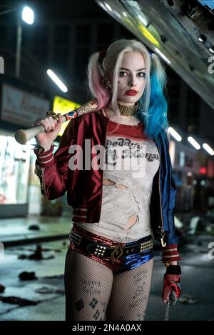 Suicide Squad Margot Robbie comme Harley Quinn Banque D'Images