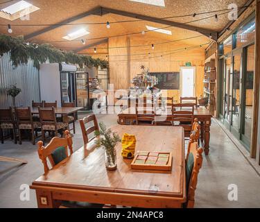 boutique et café Banque D'Images