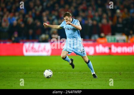 Bramall Lane, Sheffield, Angleterre - 7th février 2023 Paul Mullin (10) de Wrexham - pendant le match Sheffield United v Wrexham, Emirates FA Cup, 2022/23, Bramall Lane, Sheffield, Angleterre - 7th février 2023 crédit : Arthur Haigh/WhiteRosePhotos/Alay Live News Banque D'Images