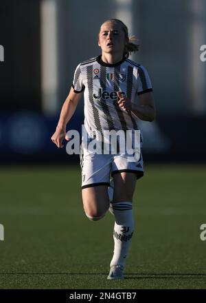 Vinovo, Italie, 4th février 2023. Paulina Nystrom de Juventus pendant le match de la série A Femminile au centre de formation de Juventus, Turin. Le crédit photo devrait se lire: Jonathan Moscrop / Sportimage Banque D'Images