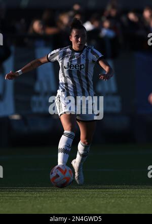 Vinovo, Italie, 4th février 2023. Arianna Caruso de Juventus pendant le match série A Femminile au Centre de formation de Juventus, Turin. Le crédit photo devrait se lire: Jonathan Moscrop / Sportimage Banque D'Images